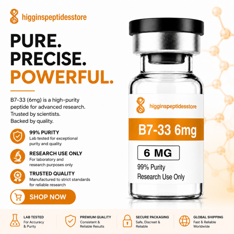 How to take B7-33 6mg for best results